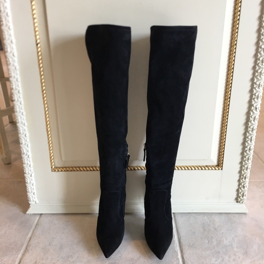 Giuseppe Zanotti over the knee suede boots - Picture 2 of 5